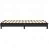 Łóżko Box Spring bez materaca Czarne 120x210 cm Aksamit