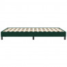Łóżko typu Box Spring bez materaca Ciemnozielone 120x210 cm