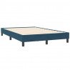 Łóżko typu Box Spring bez materaca Ciemnoniebieskie 120x210 cm