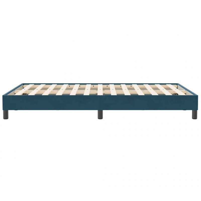 Łóżko typu Box Spring bez materaca Ciemnoniebieskie 120x210 cm