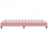 Łóżko Box Spring bez materaca Różowe 120x210 cm Aksamit