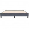 Łóżko typu Box Spring bez materaca Ciemnoszary 140x210 cm