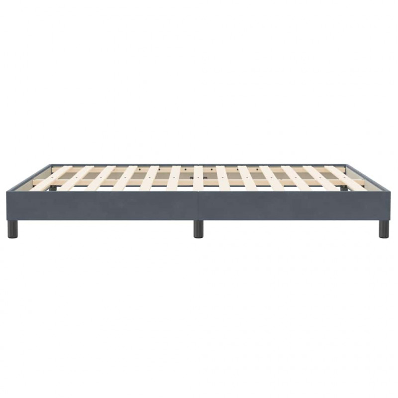 Łóżko typu Box Spring bez materaca Ciemnoszary 140x210 cm