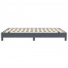 Łóżko typu Box Spring bez materaca Ciemnoszary 140x210 cm