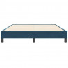Łóżko typu Box Spring bez materaca Ciemnoniebieskie 140x210 cm