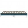 Łóżko typu Box Spring bez materaca Ciemnoniebieskie 140x210 cm