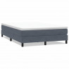 Łóżko typu Box Spring bez materaca Ciemnoszary 160x210 cm
