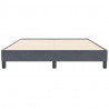 Łóżko typu Box Spring bez materaca Ciemnoszary 160x210 cm