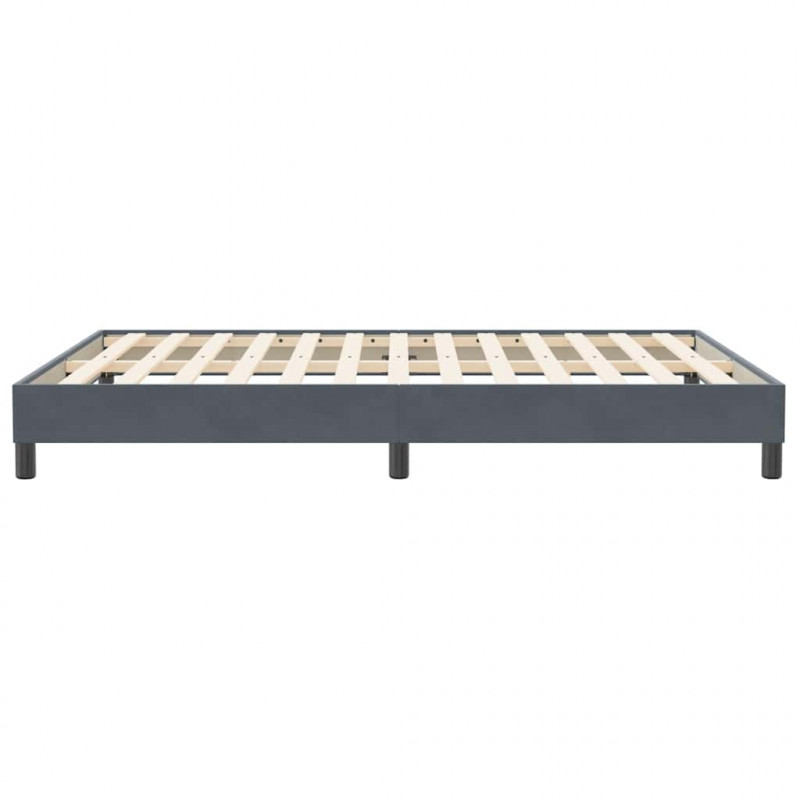 Łóżko typu Box Spring bez materaca Ciemnoszary 160x210 cm
