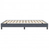 Łóżko typu Box Spring bez materaca Ciemnoszary 160x210 cm