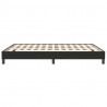 Łóżko Box Spring bez materaca Czarne 160x210 cm Aksamit