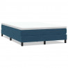 Łóżko typu Box Spring bez materaca Ciemnoniebieskie 160x210 cm