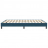 Łóżko typu Box Spring bez materaca Ciemnoniebieskie 160x210 cm