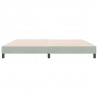 Łóżko typu Box Spring bez materaca Jasnoszary 180x210cm Aksamit