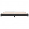 Łóżko Box Spring bez materaca Czarne 180x210 cm Aksamit