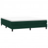 Łóżko typu Box Spring bez materaca Ciemnozielone 180x210 cm