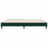 Łóżko typu Box Spring bez materaca Ciemnozielone 180x210 cm