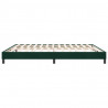 Łóżko typu Box Spring bez materaca Ciemnozielone 180x210 cm