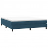 Łóżko typu Box Spring bez materaca Ciemnoniebieskie 180x210 cm