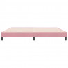 Łóżko typu Box Spring bez materaca Różowe 180x210 cm Aksamit