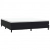 Łóżko Box Spring bez materaca Czarne 200x210 cm Aksamit