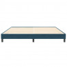 Łóżko typu Box Spring bez materaca Ciemnoniebieskie 200x210 cm