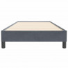 Łóżko typu Box Spring bez materaca Ciemnoszary 80x220 cm