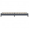 Łóżko typu Box Spring bez materaca Ciemnoszary 80x220 cm