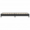 Łóżko Box Spring bez materaca Czarne 80x220 cm Aksamit