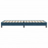 Łóżko typu Box Spring bez materaca Ciemnoniebieskie 80x220 cm