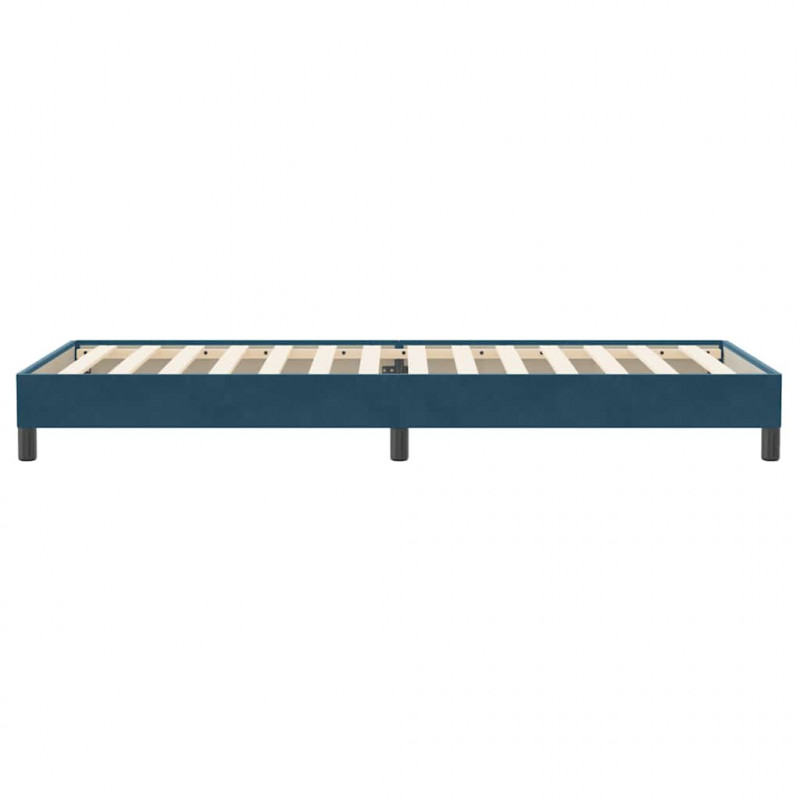 Łóżko typu Box Spring bez materaca Ciemnoniebieskie 90x220 cm