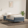 Łóżko typu Box Spring bez materaca Ciemnoszary 100x220 cm