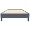 Łóżko typu Box Spring bez materaca Ciemnoszary 100x220 cm