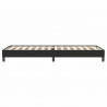 Łóżko Box Spring bez materaca Czarne 100x220 cm Aksamit