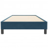 Łóżko typu Box Spring bez materaca Ciemnoniebieskie 100x220 cm