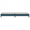 Łóżko typu Box Spring bez materaca Ciemnoniebieskie 100x220 cm