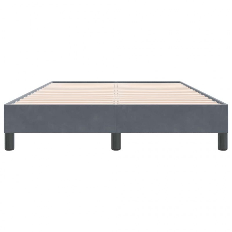 Łóżko typu Box Spring bez materaca Ciemnoszary 120x220 cm