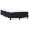 Łóżko Box Spring bez materaca Czarne 120x220 cm Aksamit