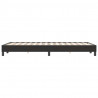 Łóżko Box Spring bez materaca Czarne 120x220 cm Aksamit