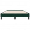 Łóżko typu Box Spring bez materaca Ciemnozielone 120x220 cm