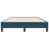 Łóżko typu Box Spring bez materaca Ciemnoniebieskie 120x220 cm