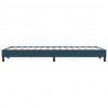 Łóżko typu Box Spring bez materaca Ciemnoniebieskie 120x220 cm