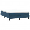 Łóżko typu Box Spring bez materaca Ciemnoniebieskie 140x220 cm