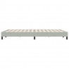 Łóżko Box Spring bez materaca Jasnoszary 160x220 cm Aksamit