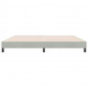 Łóżko Box Spring bez materaca Jasnoszary 180x220 cm Aksamit