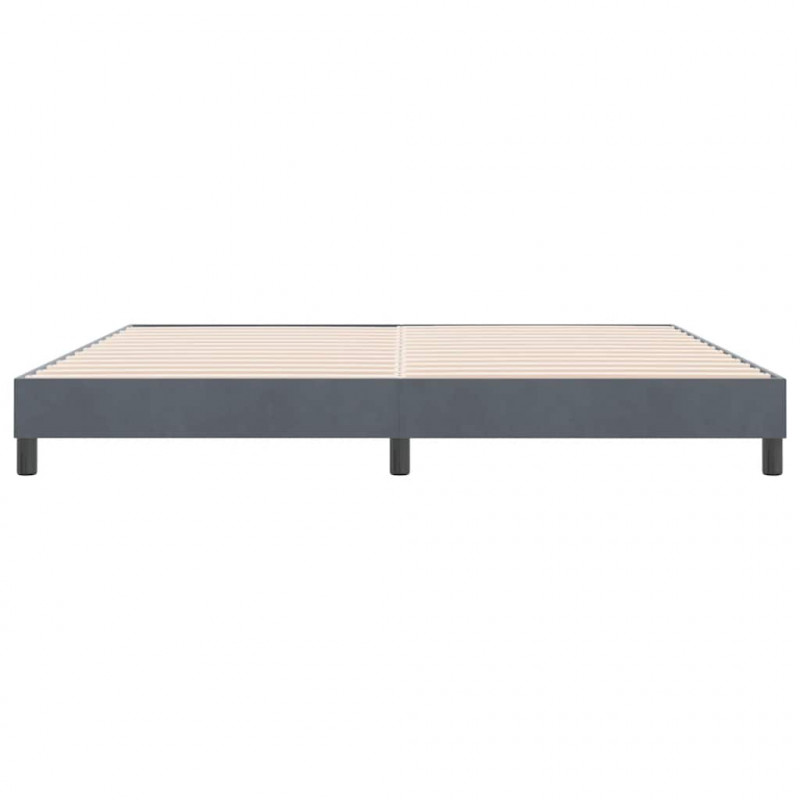 Łóżko typu Box Spring bez materaca Ciemnoszary 180x220 cm