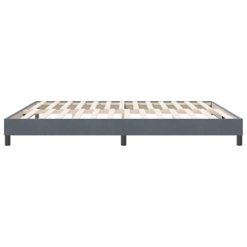 Łóżko typu Box Spring bez materaca Ciemnoszary 180x220 cm