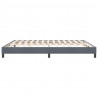 Łóżko typu Box Spring bez materaca Ciemnoszary 180x220 cm