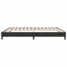 Łóżko Box Spring bez materaca Czarne 180x220 cm Aksamit