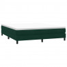 Łóżko typu Box Spring bez materaca Ciemnozielone 180x220 cm